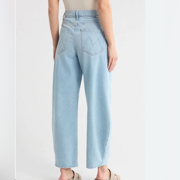 MOTHER SNACKS Pony Keg Ankle Barrel Leg Jeans High Rise Designer Denim - Picture 6 of 6